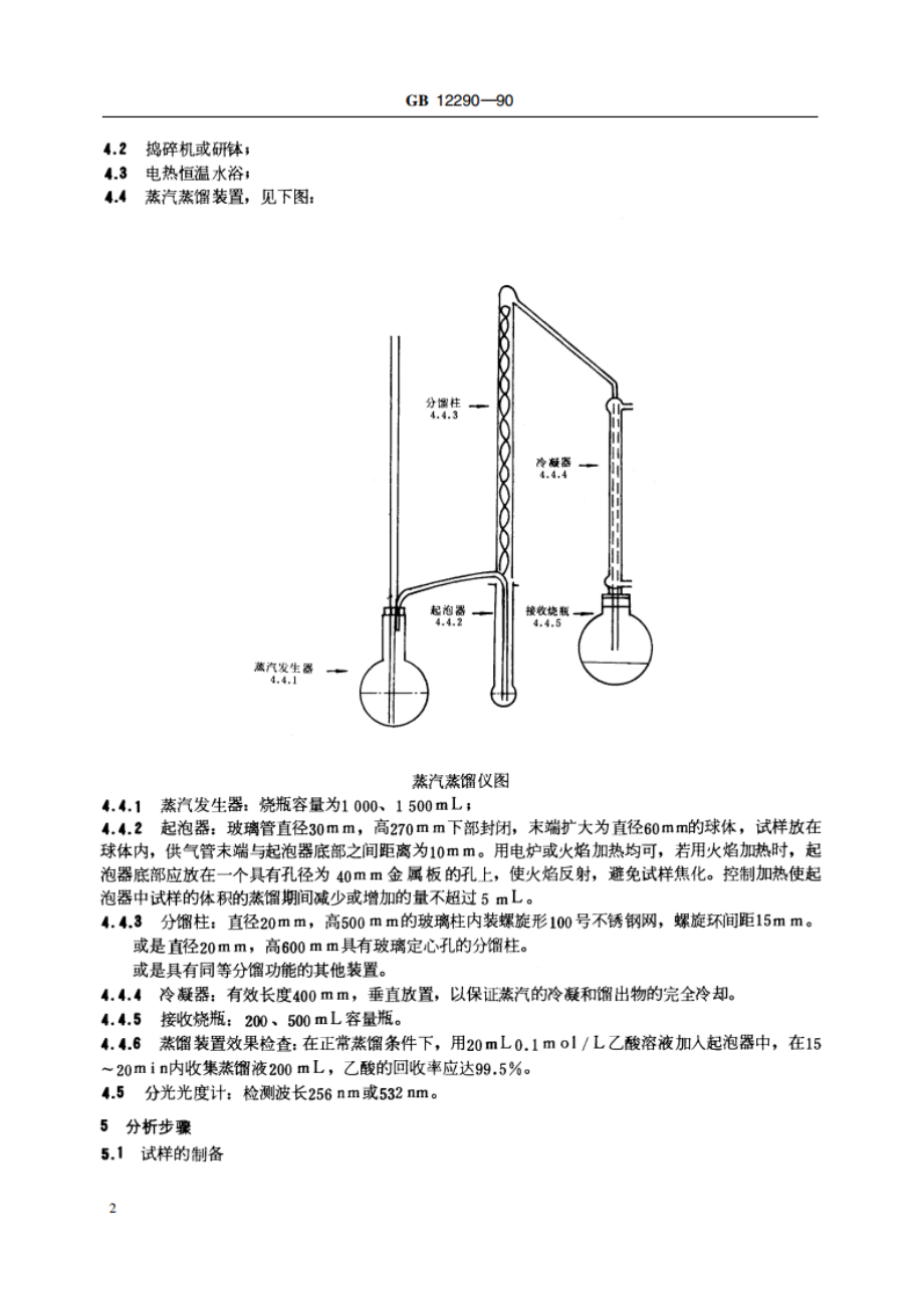 水果、蔬菜及制品 山梨酸含量的测定 GBT 12290-1990.pdf_第3页