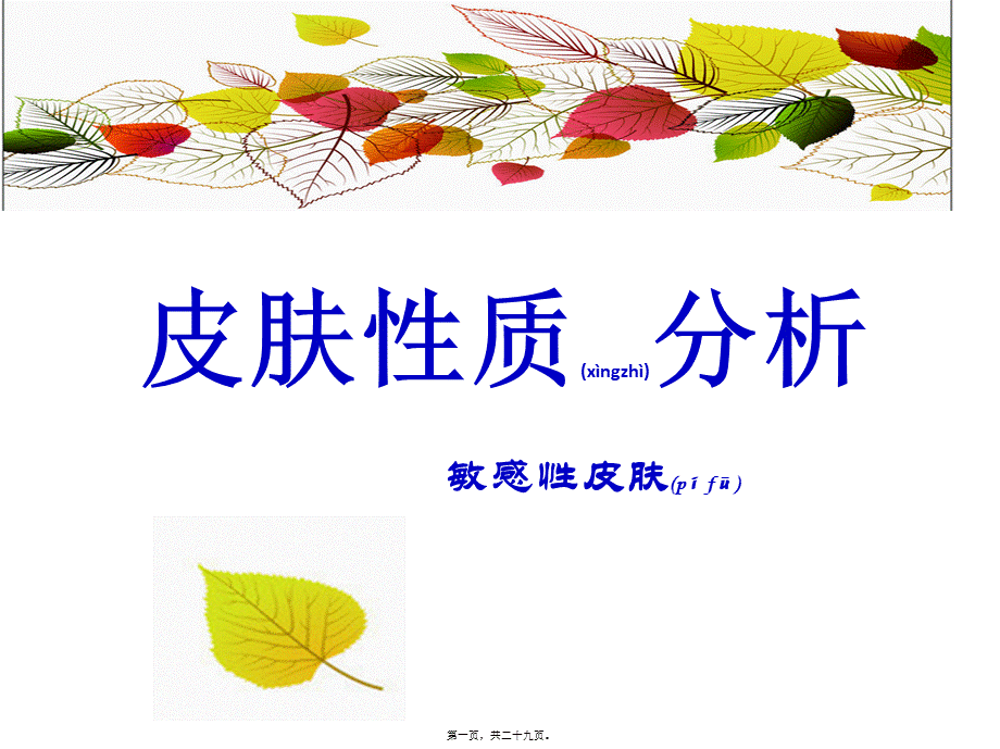 2022年医学专题—敏感性皮肤(1).pptx_第1页