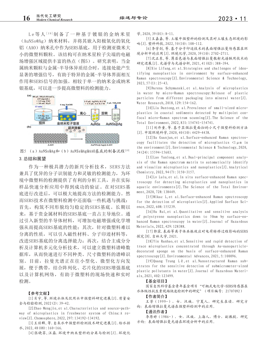 表面增强拉曼光谱在水体微塑料检测中的研究进展_王芳.pdf_第3页