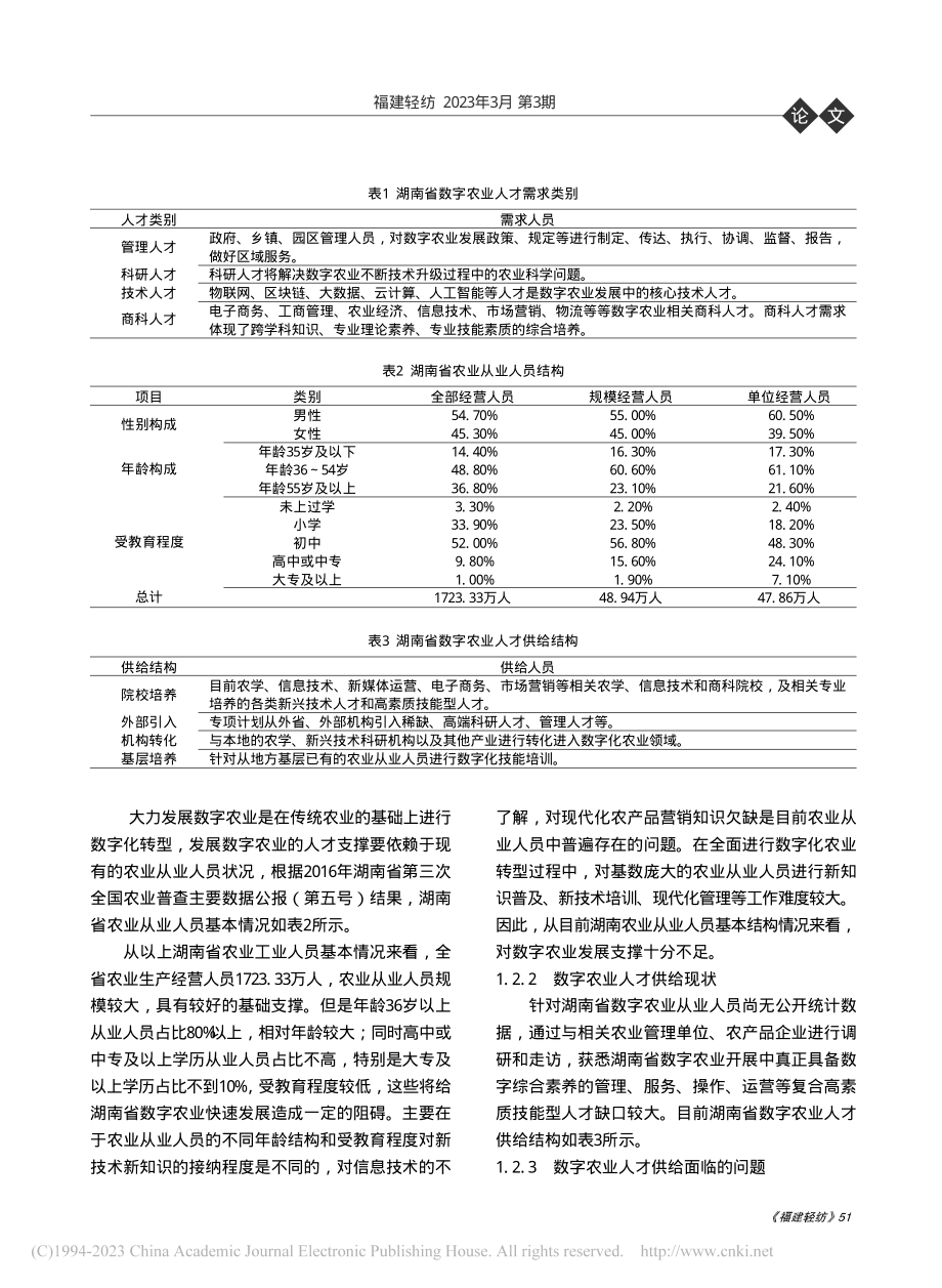 高职院校参与“数字农业”商...施途径探索——以湖南省为例_倪莹莹.pdf_第2页