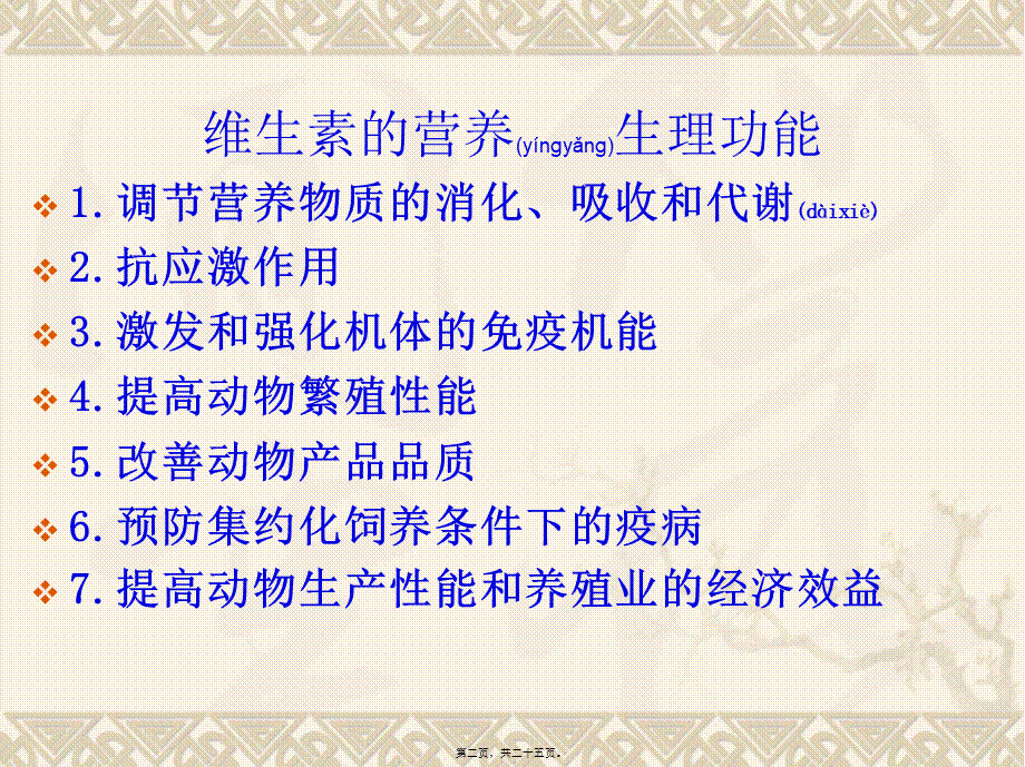 2022年医学专题—动物营养与饲料-维生素与动物营养概要(1).ppt_第2页