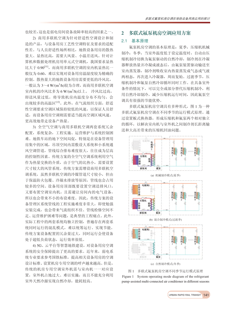 多联式氟泵机房空调在地铁设备用房应用的探讨_王奕然.pdf_第3页