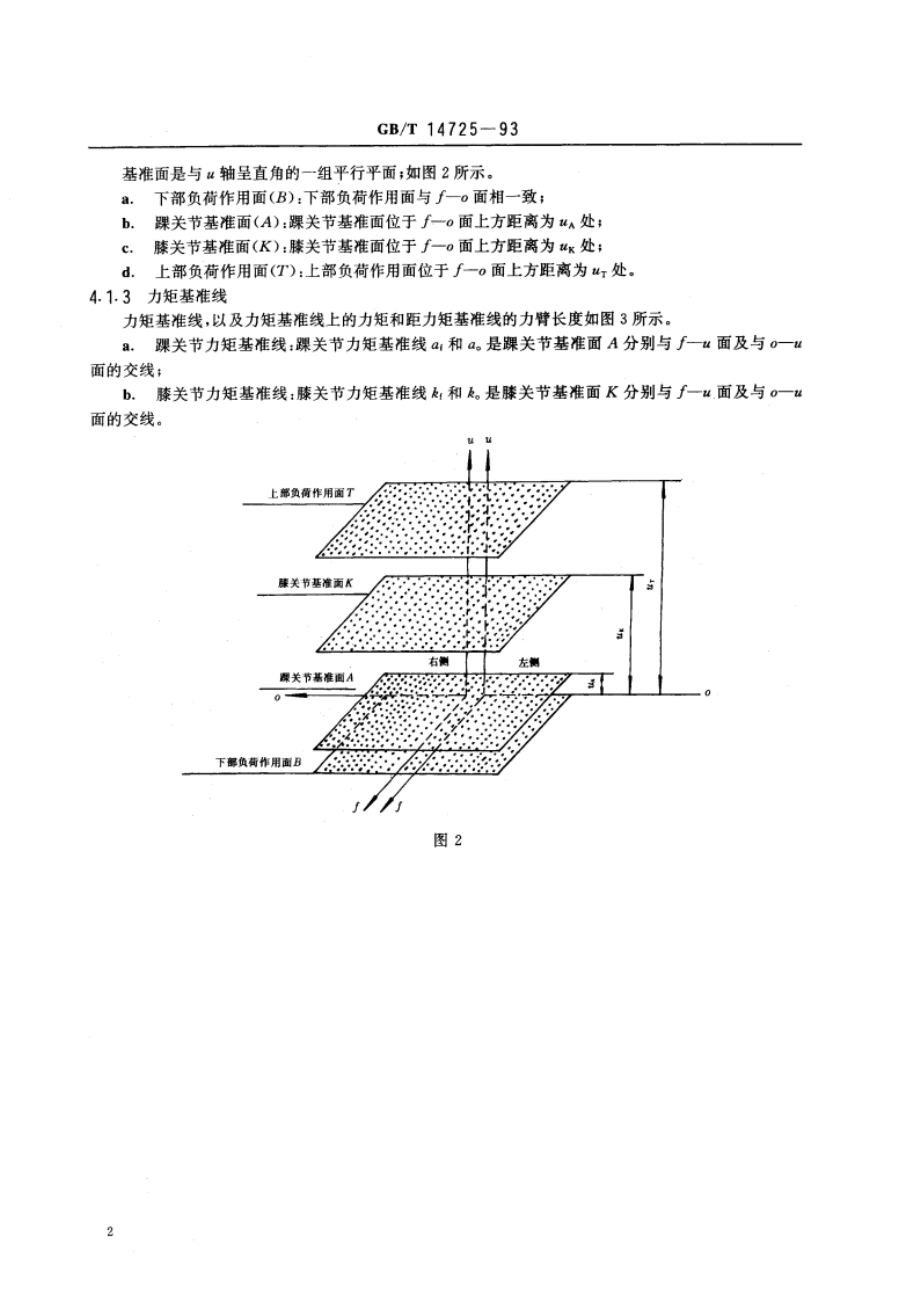 下肢假肢结构强度试验方法 GBT 14725-1993.pdf_第3页