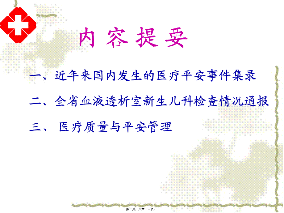 从全省关于血液透析室与新生儿科专项检查情况通报谈.(1).pptx_第2页