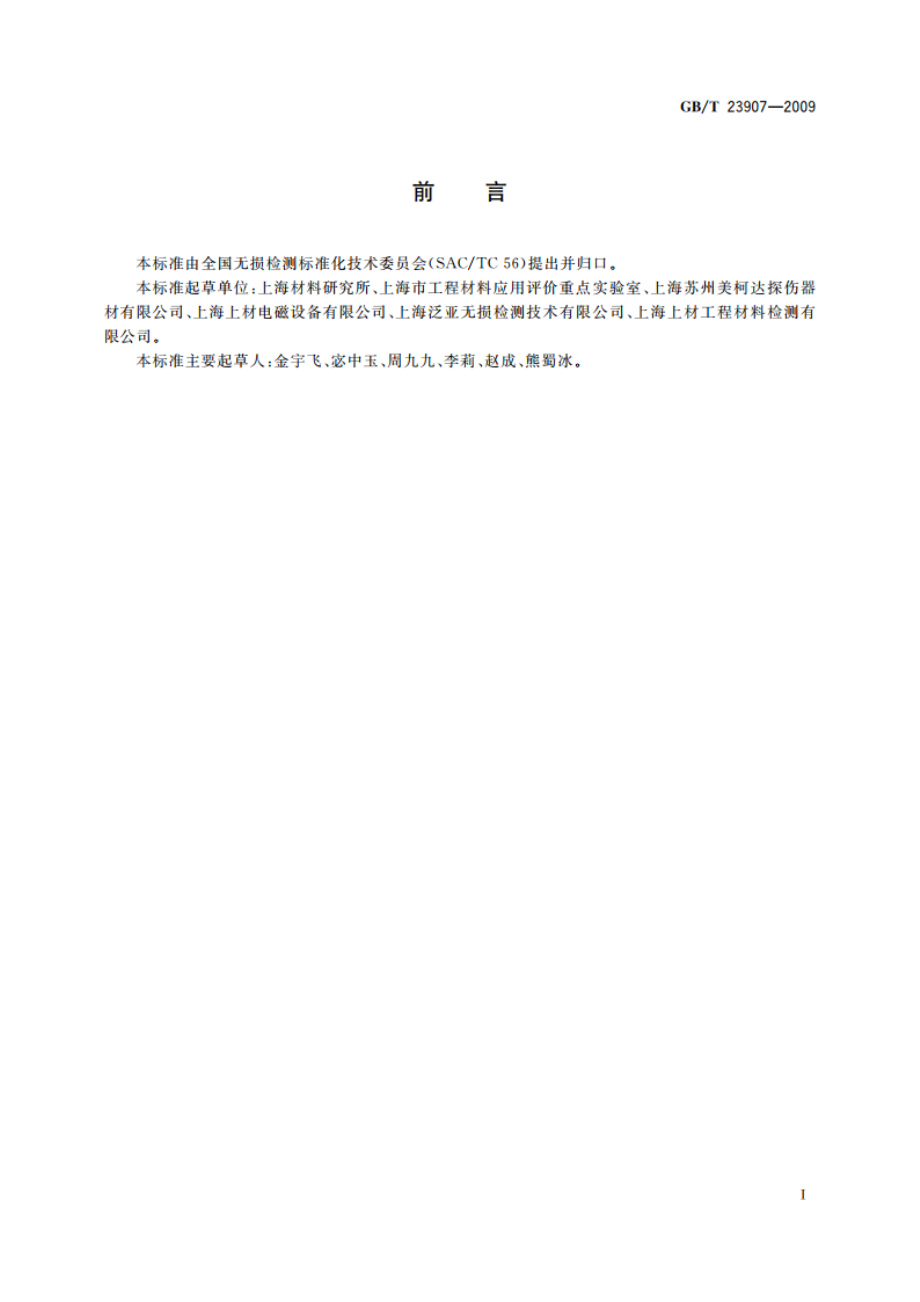 无损检测 磁粉检测用试片 GBT 23907-2009.pdf_第2页