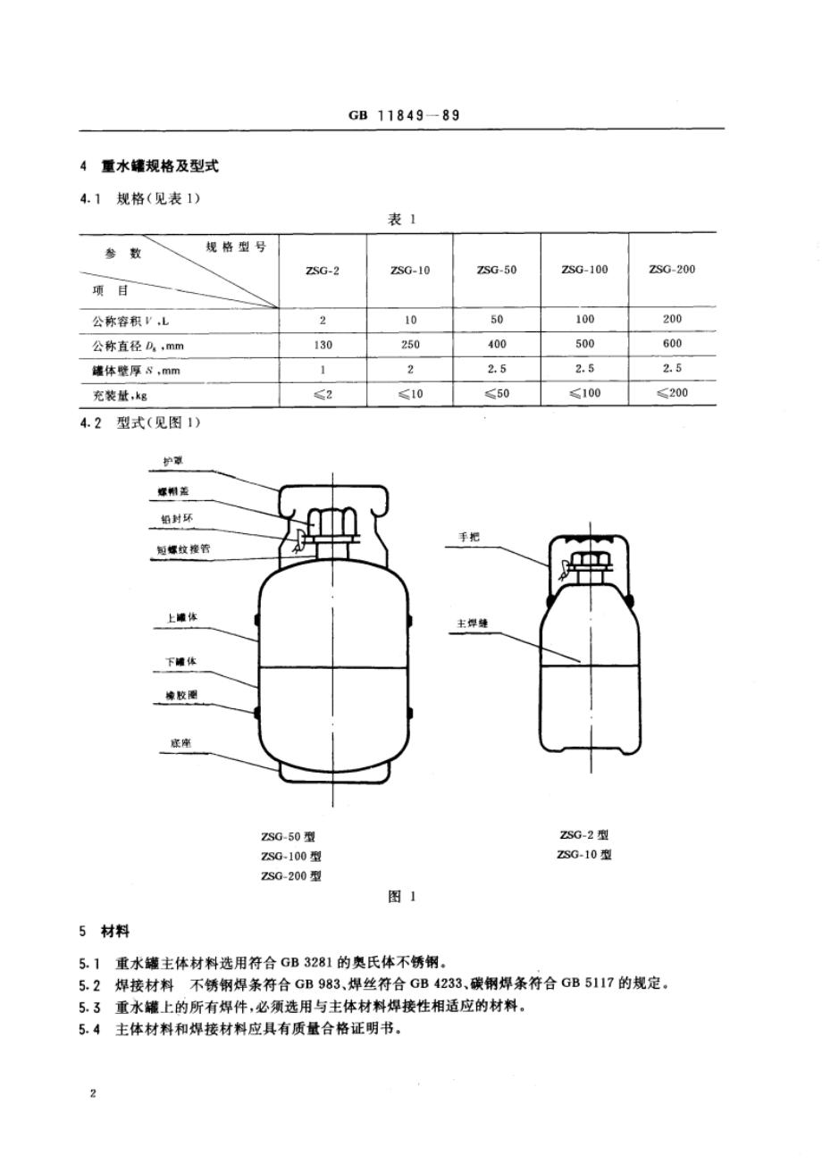 重水罐 GBT 11849-1989.pdf_第3页