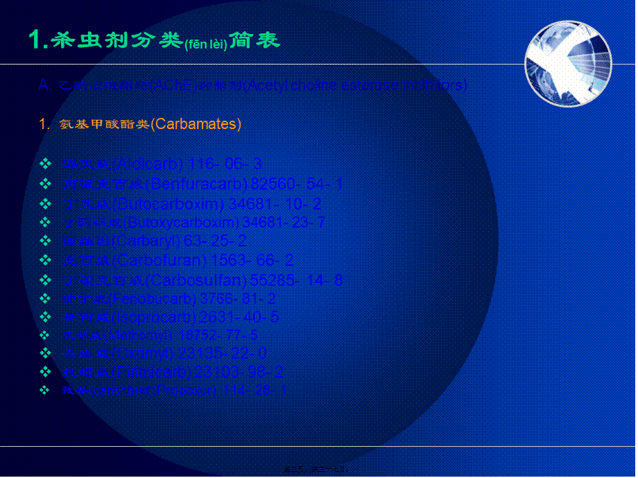 2022年医学专题—杀虫剂及毒理(1).ppt_第3页