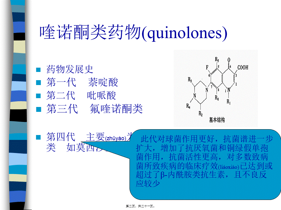 2022年医学专题—人工合成抗菌药2009.6.16(1).ppt_第2页