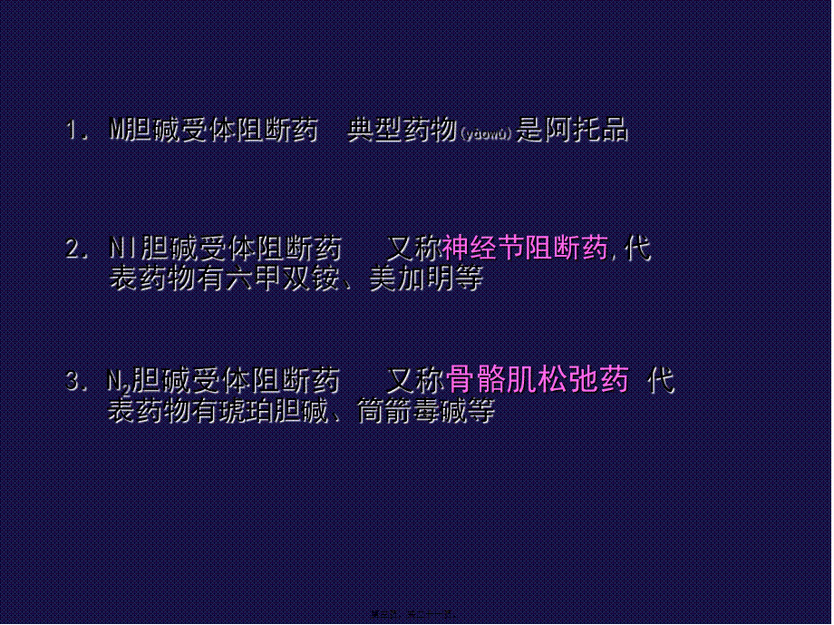 2022年医学专题—M胆碱受体阻断药讲述.ppt_第3页