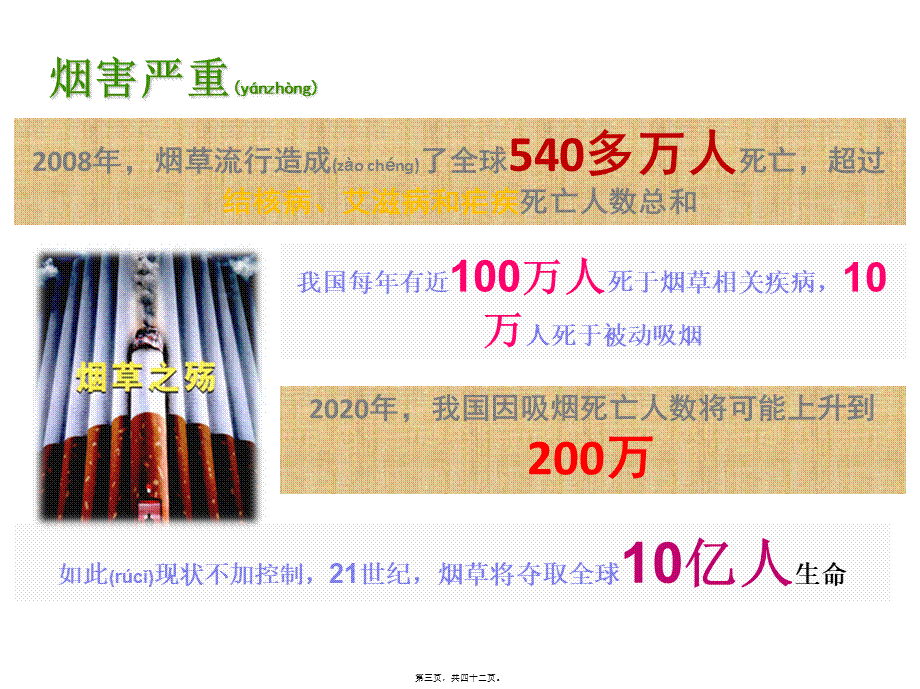 2022年医学专题—健康宣讲--戒烟.ppt_第3页