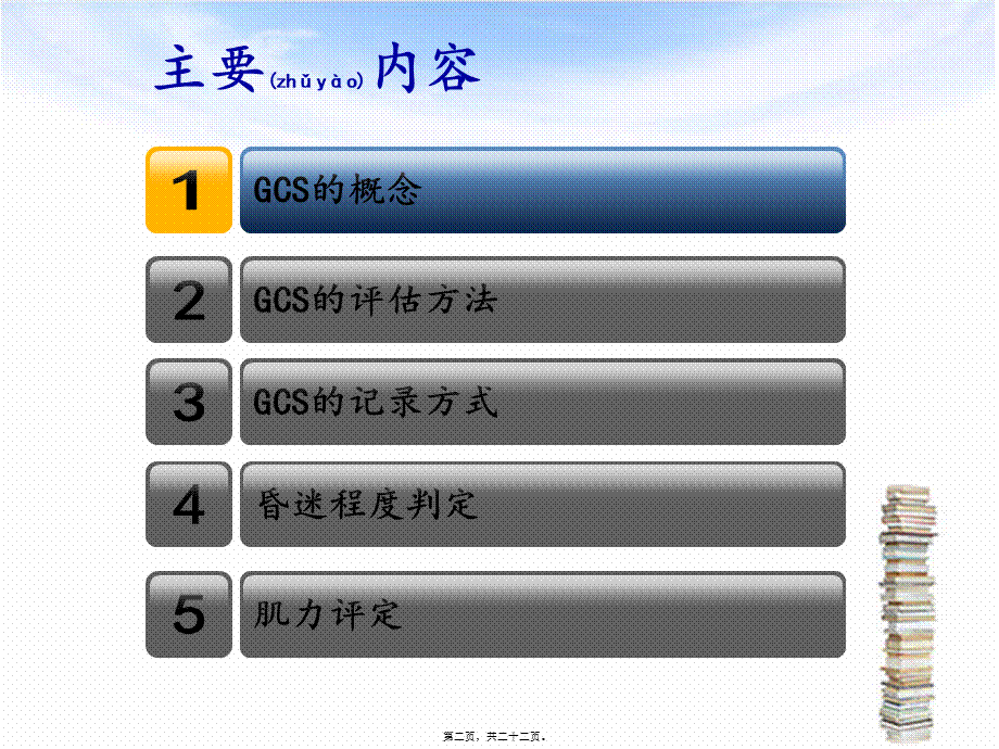 2022年医学专题—格拉斯昏迷评分法与肌力评定(1).ppt_第2页