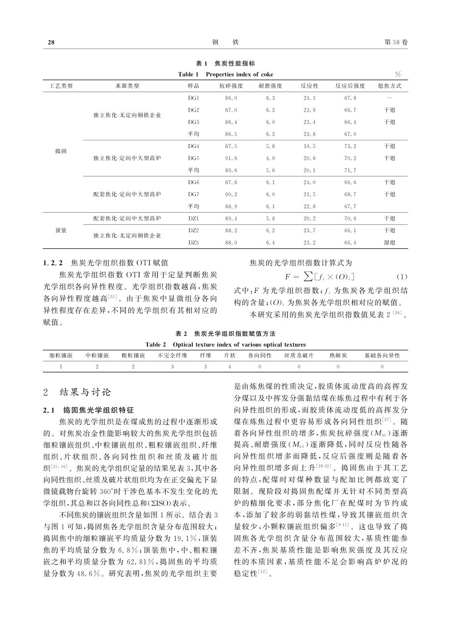 基于煤岩法研究捣固工艺对焦炭性质干预程度_尚硕华.pdf_第3页