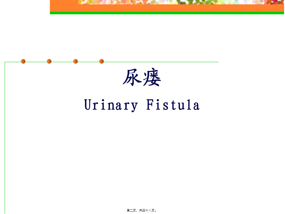 2022年医学专题—专科尿漏子宫脱垂(完整版).ppt_第2页