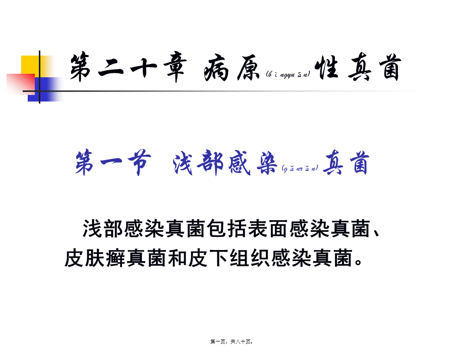 2022年医学专题—第二十讲病原性真菌(1).ppt_第1页