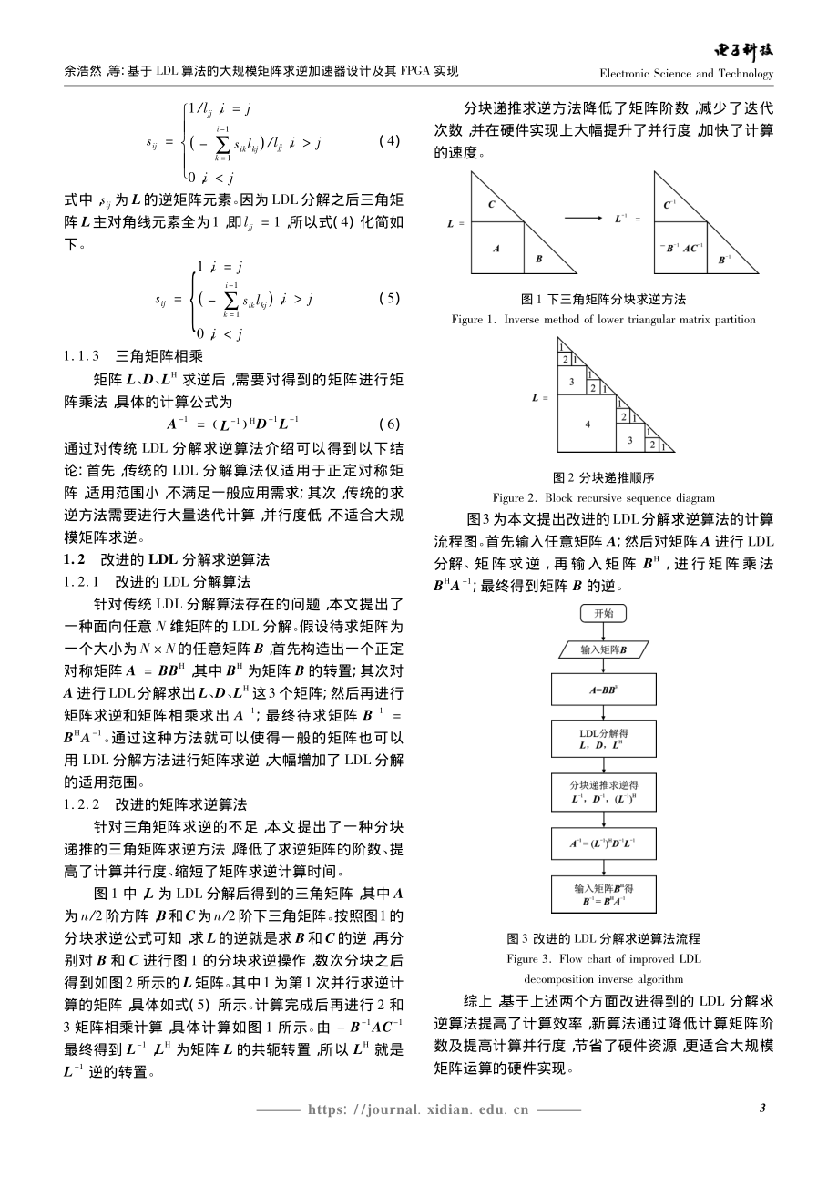 基于LDL算法的大规模矩阵...加速器设计及其FPGA实现_余浩然.pdf_第3页