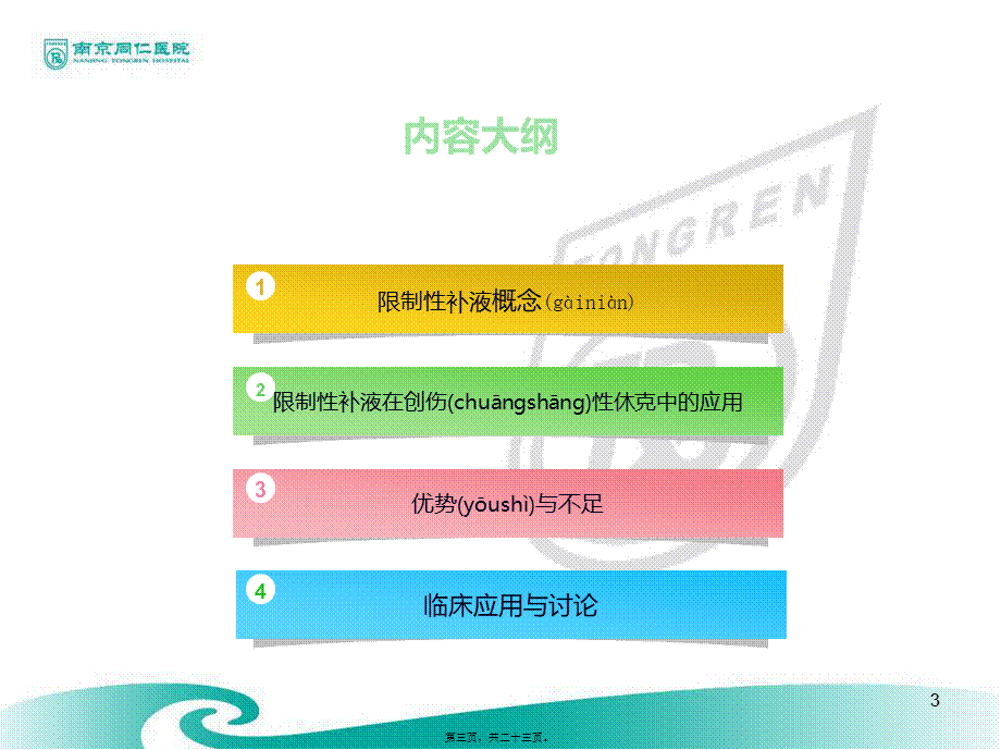 2022年医学专题—创伤性病人的限制性补液资料(1).ppt_第3页