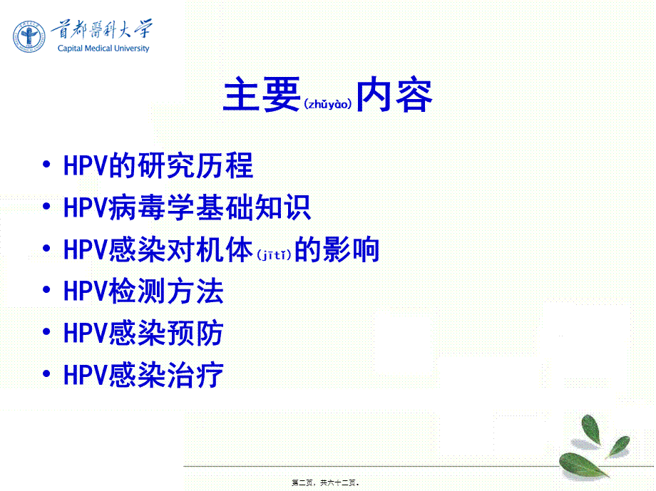 2022年医学专题—生育期女性HPV感染防治策略(1).pptx_第2页