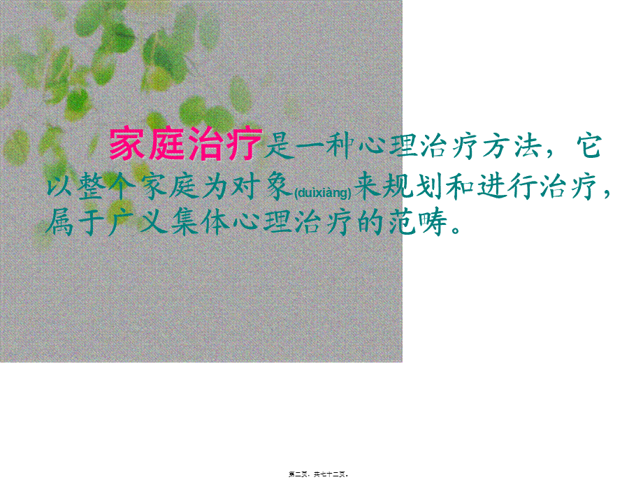 2022年医学专题—家-庭-治-疗2013剖析.ppt_第2页