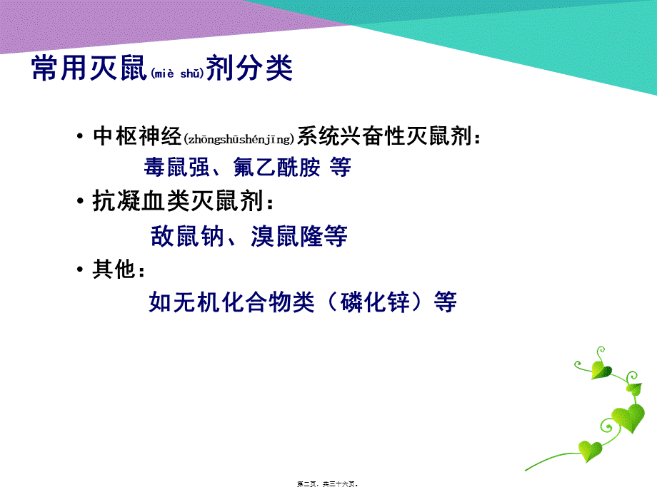 2022年医学专题—急性灭鼠剂中毒(1).ppt_第2页