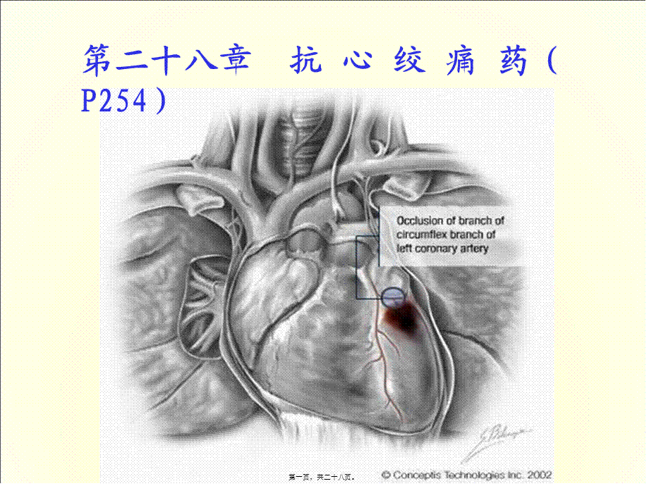 2022年医学专题—第二十四章-抗心绞痛药.ppt_第1页