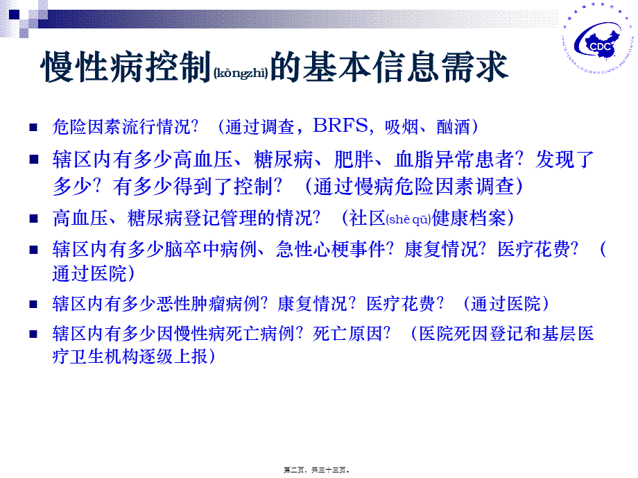 2022年医学专题—慢性病的监测与防控.ppt_第2页