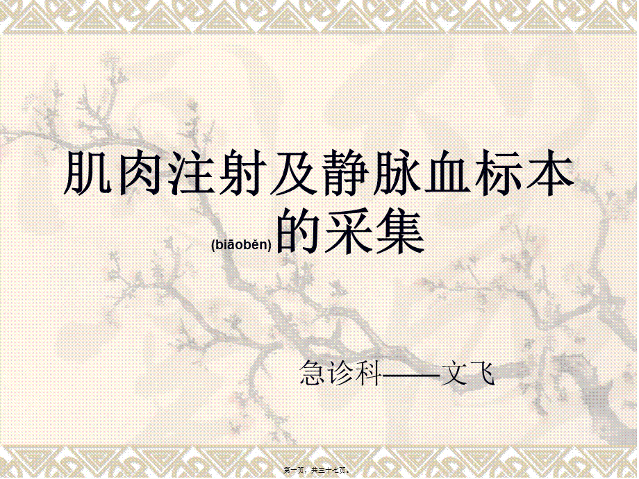 2022年医学专题—肌肉注射及静脉血标本采集.ppt_第1页