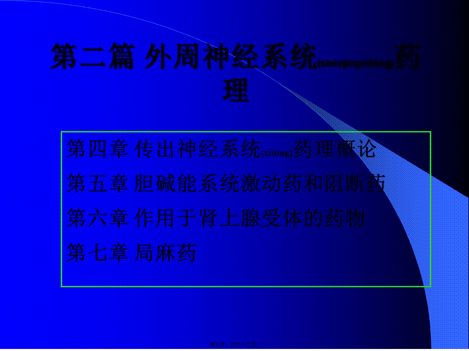 2022年医学专题—第四章传出神经系统药理概论讲述(1).ppt_第3页