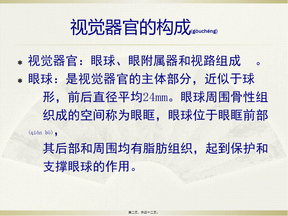 2022年医学专题—眼球的结构与功能.ppt_第2页