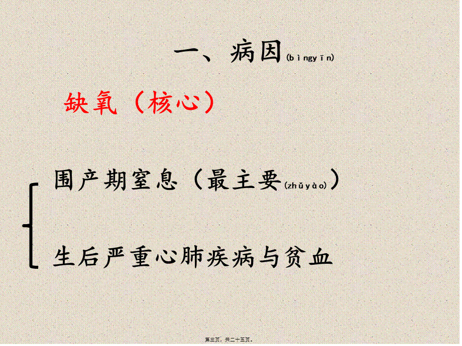 2022年医学专题—第六章第四节-新生儿缺氧缺血性脑病.pptx_第3页