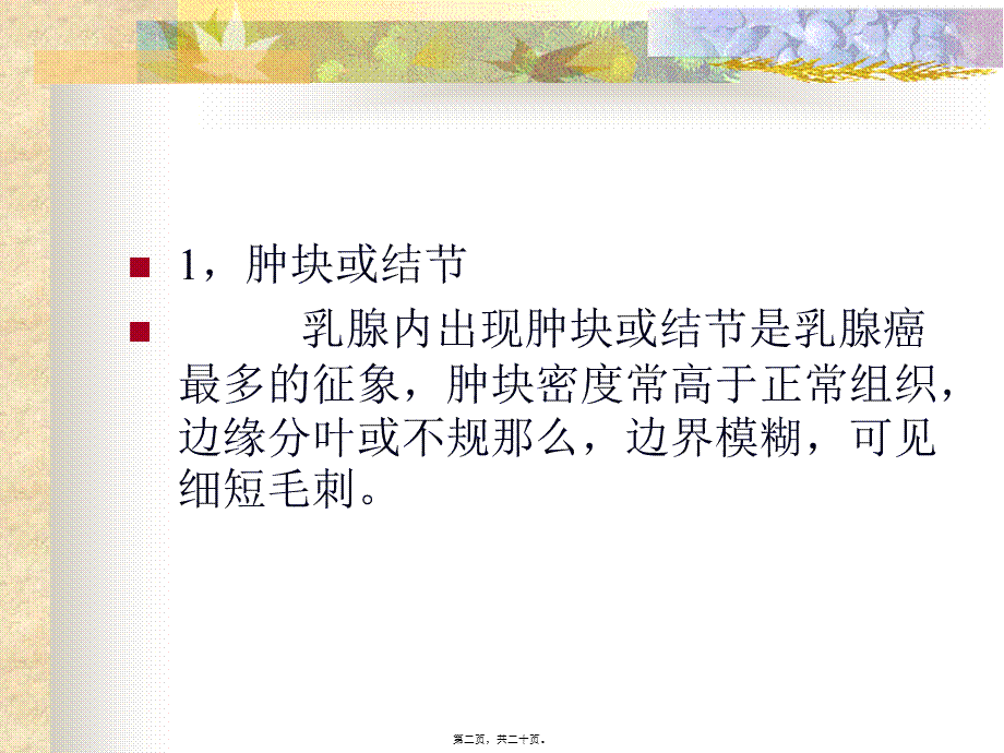 乳腺癌的X线影像学表现.pptx_第2页