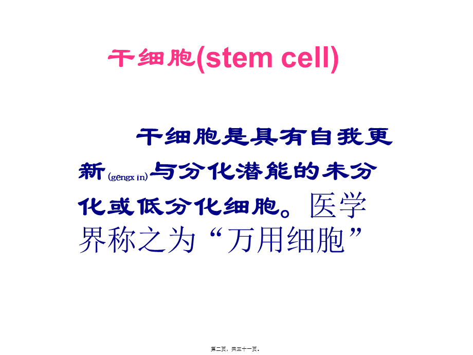 2022年医学专题—干细胞的基本知识.ppt_第2页