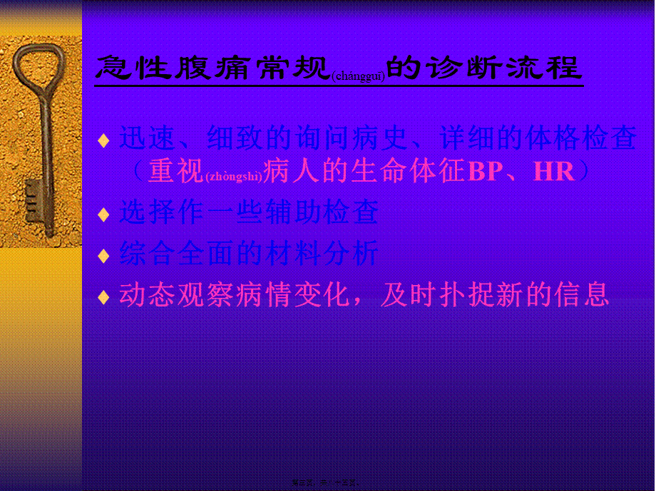 2022年医学专题—急性腹痛、急性胸痛[1]心得(1).ppt_第3页