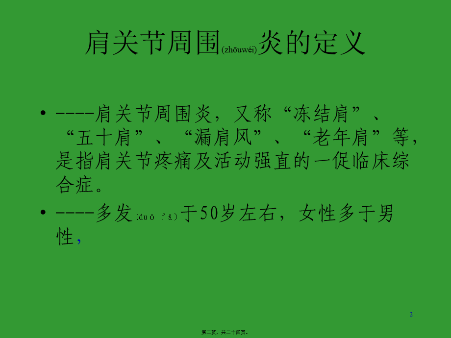 2022年医学专题—肩周炎康复1详解(1).ppt_第2页