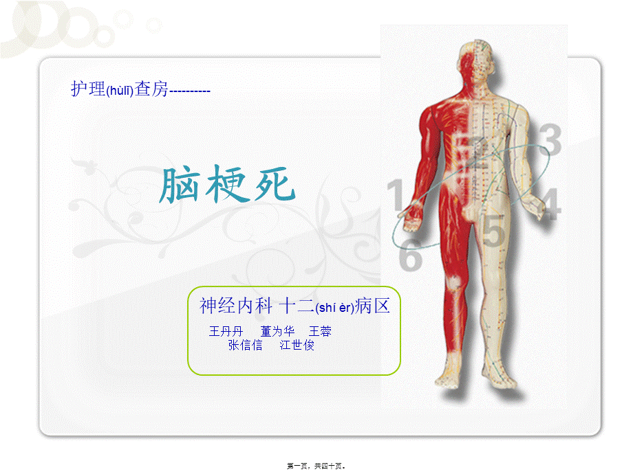 2022年医学专题—脑梗死教学查房PPT.ppt_第1页