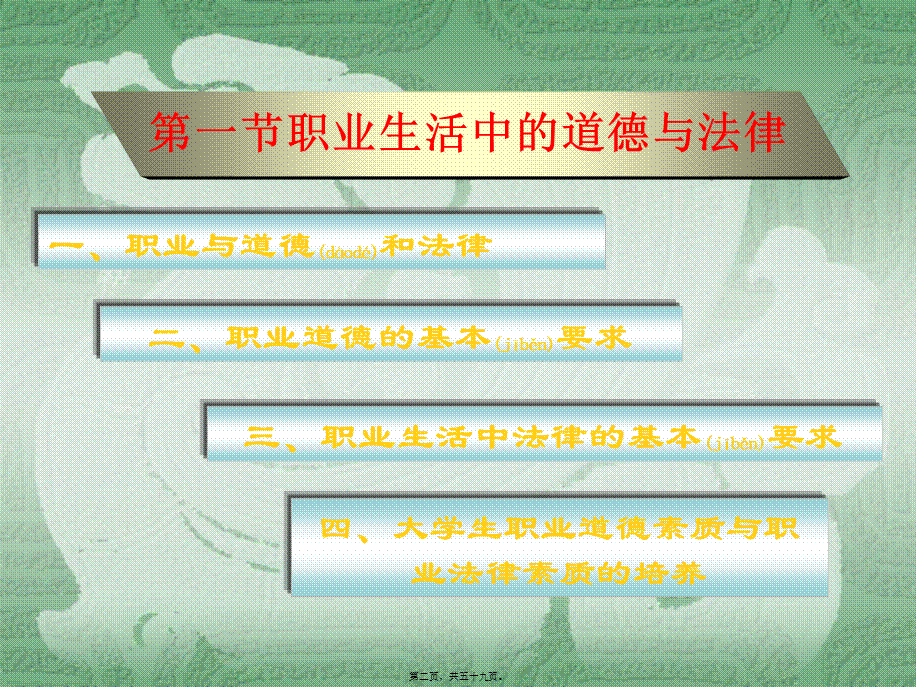 2022年医学专题—培养职业精神-树立家庭美德(1).ppt_第2页