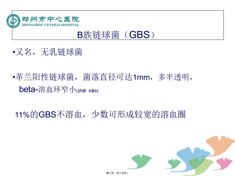 2022年医学专题—B族链球菌孕期筛查.ppt_第2页