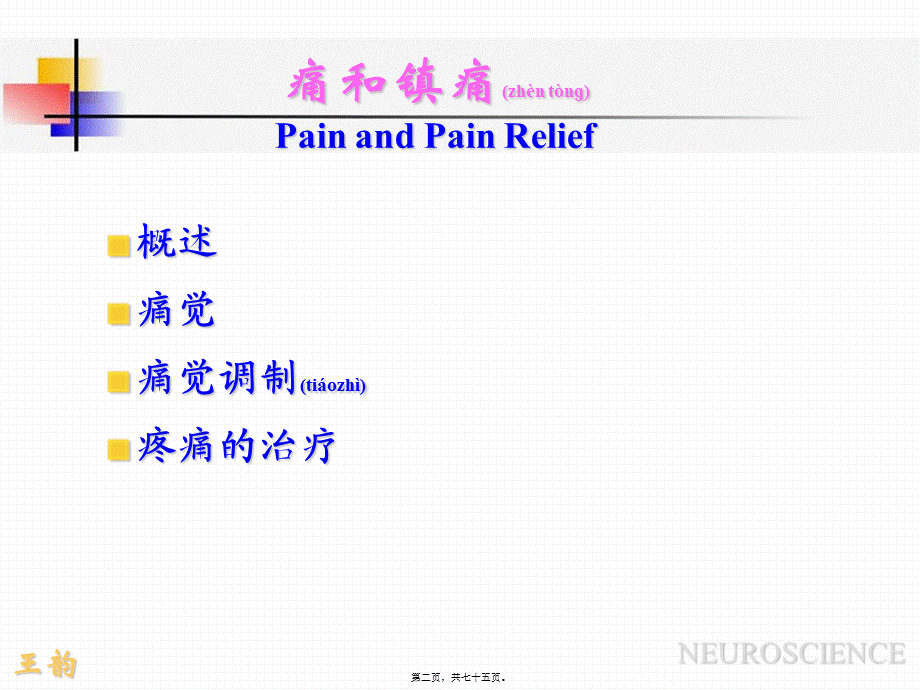 2022年医学专题—p2痛觉产生的基础理论知识.ppt_第2页