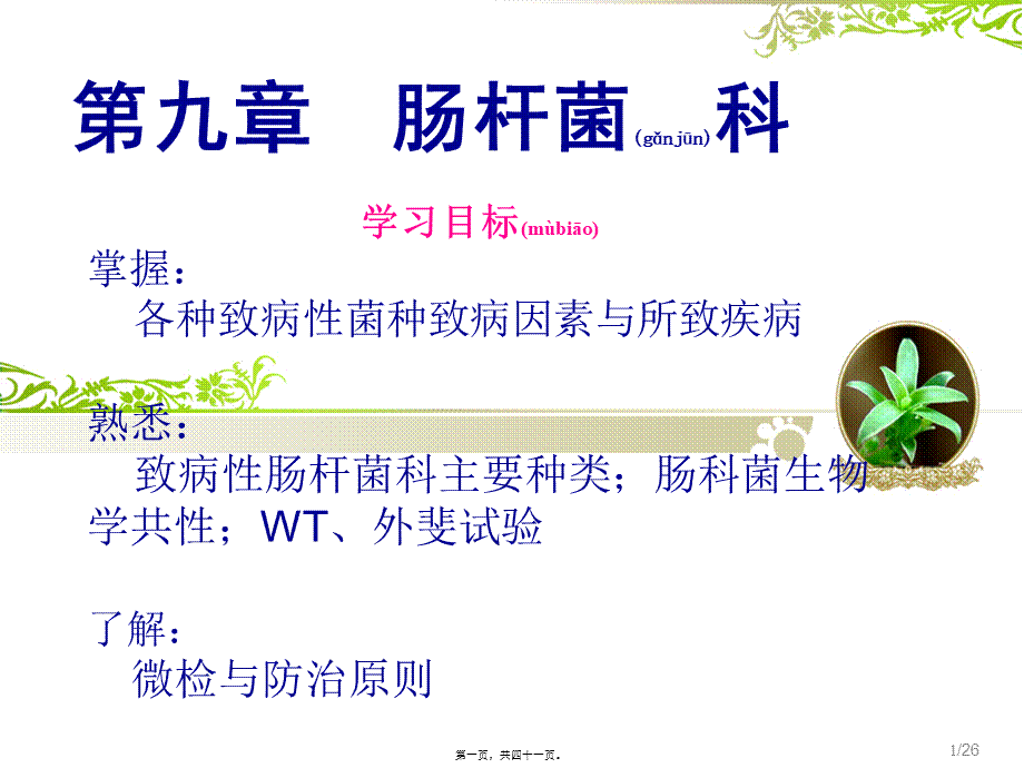 2022年医学专题—C9-肠道杆菌.ppt_第1页