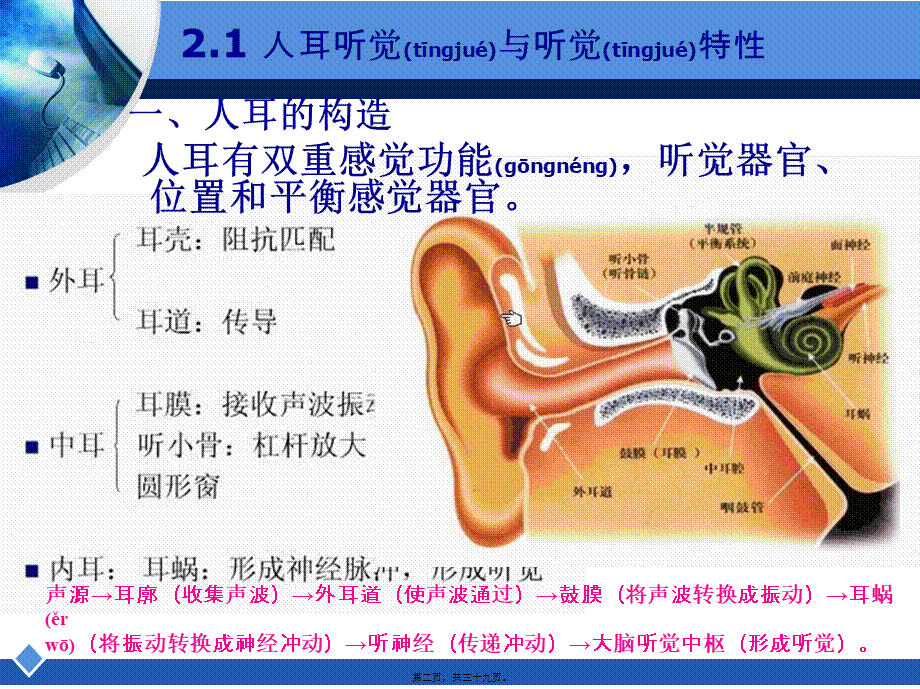 2022年医学专题—第二章-人耳听觉特性...ppt_第2页