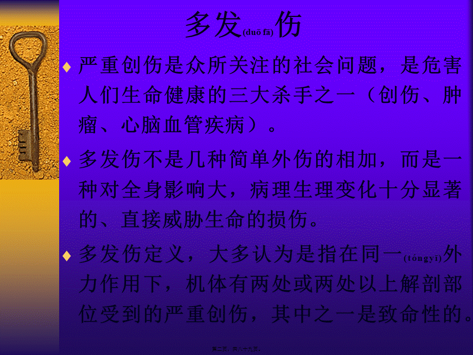 2022年医学专题—严重创伤的紧急救治.ppt_第2页