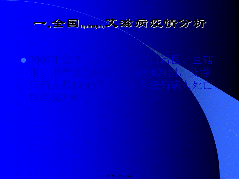 2022年医学专题—与大学生谈防治爱滋病知识(1).ppt_第2页