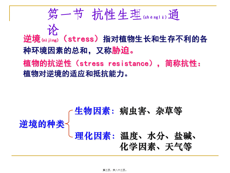 2022年医学专题—植物的抗逆生理(1).ppt_第2页