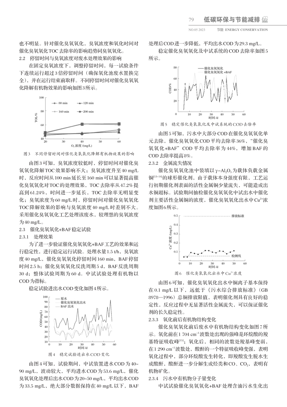 含油污水生化出水提标改造试验研究_龚小芝.pdf_第3页