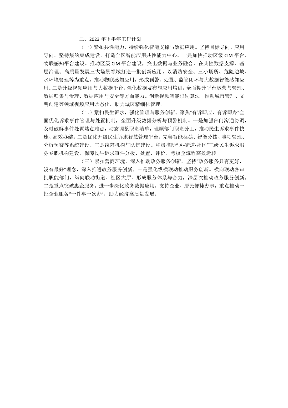 关于2023年上半年政务服务数据管理工作总结.docx_第2页