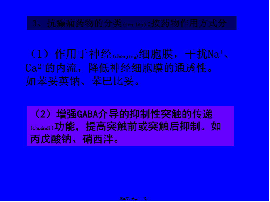 2022年医学专题—第十二章-抗癫痫药和抗惊厥药.ppt_第3页