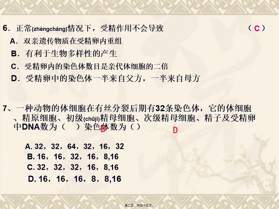 2022年医学专题—染色体数目变化以及判断各时期细胞概述.ppt_第2页