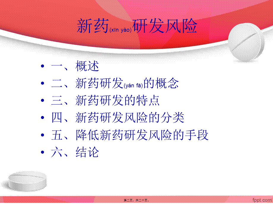 2022年医学专题—新药研发风险的浅谈.ppt_第2页