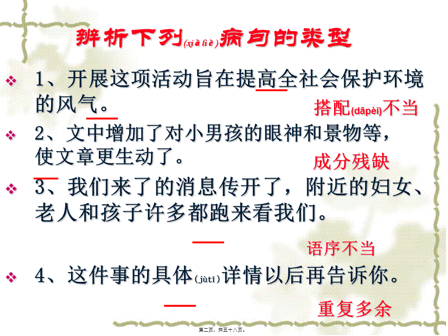 2022年医学专题—病句.ppt_第2页