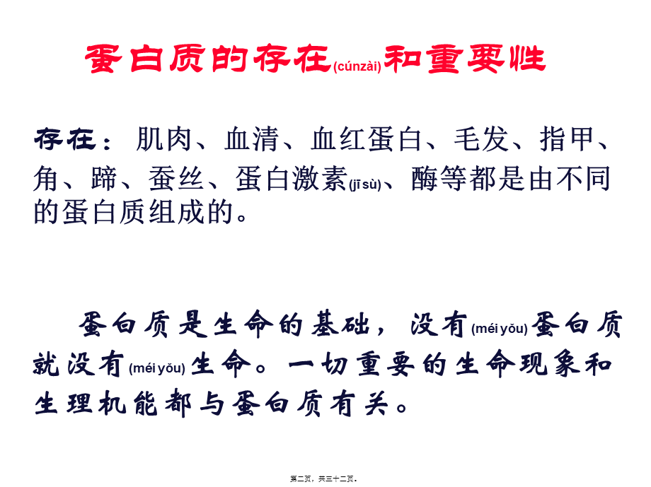 2022年医学专题—生命的基础——蛋白质.ppt_第2页