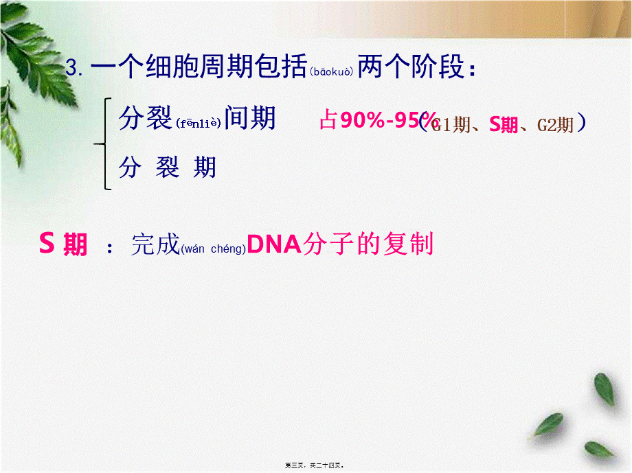 2022年医学专题—细胞增殖6.1-2.ppt_第3页